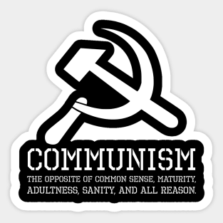 Political Anti-Communist SJW Funny Patriotic Conservative Sticker